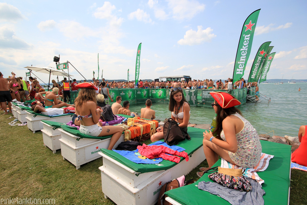 Heineken sponsorship at a festival