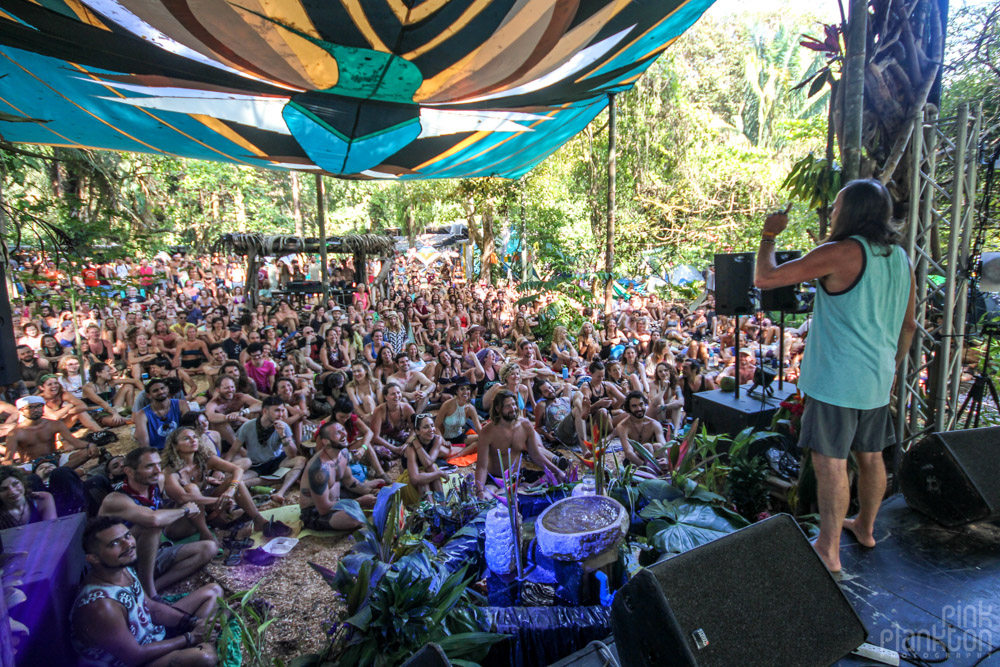Envision Festival speaker and audience
