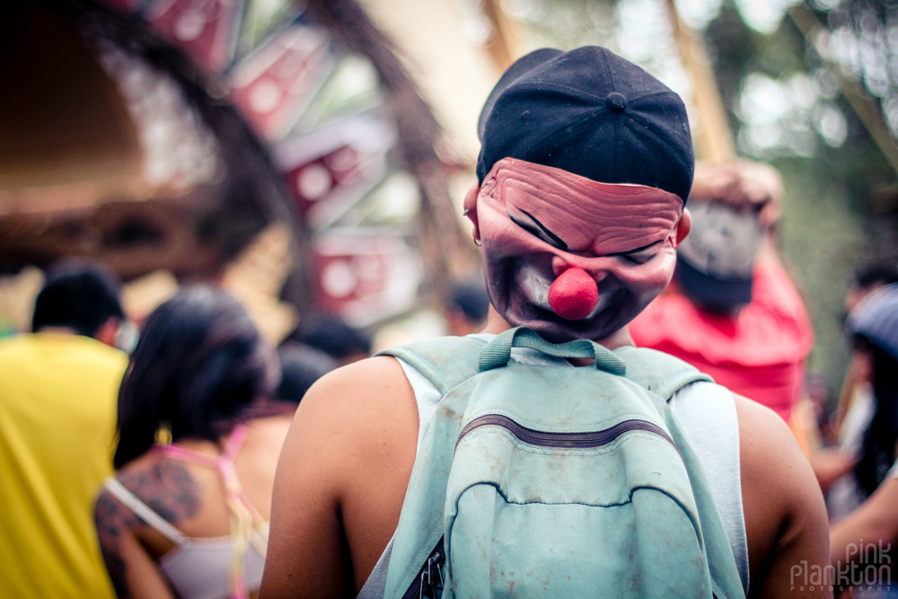 Poison Festival in Mexico guy with mask