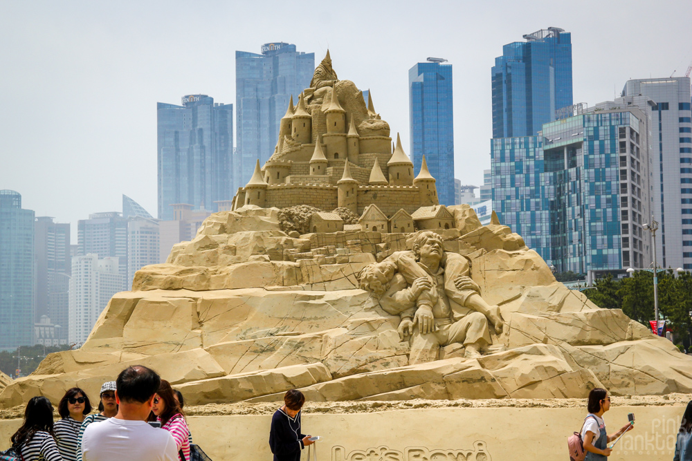 Haeundae Sand Festival in Busan Korea