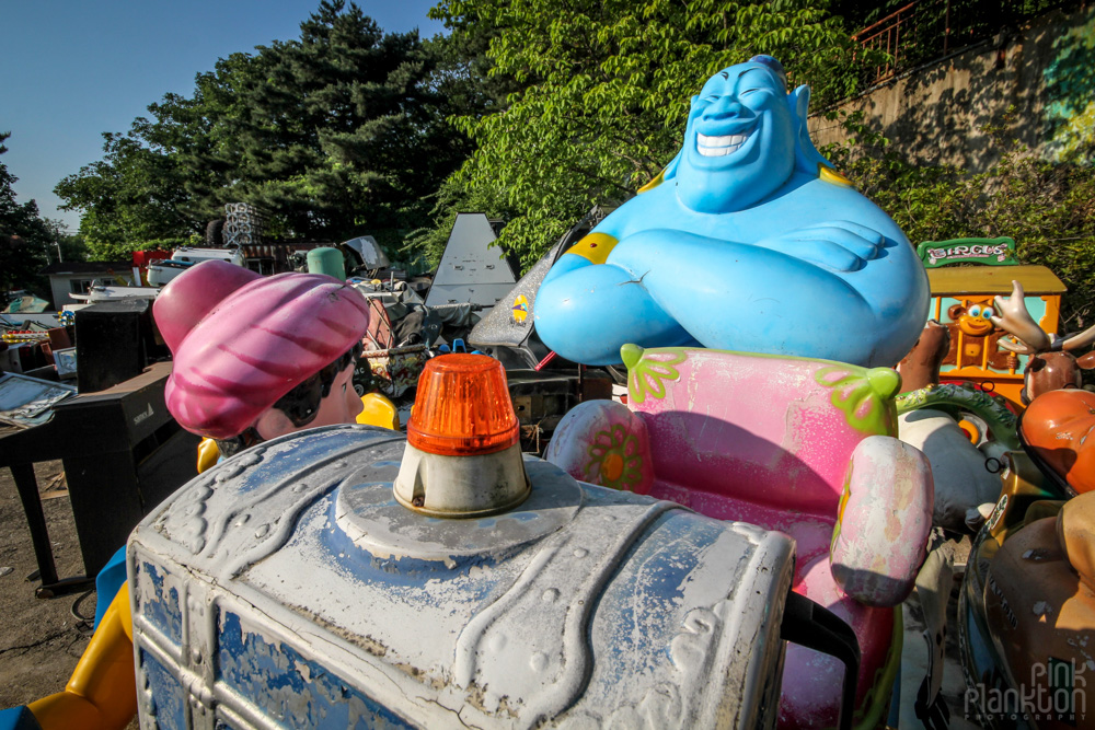 abandoned genie at Yongma Land in Seoul