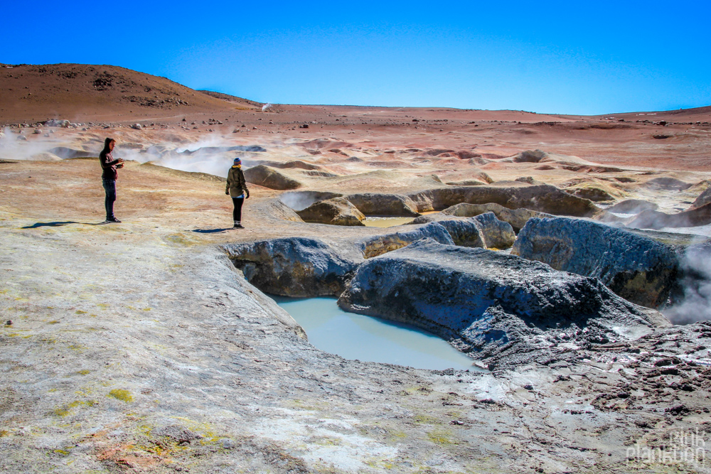 Bolivia's Sol de Mañana geothermal volcanic area