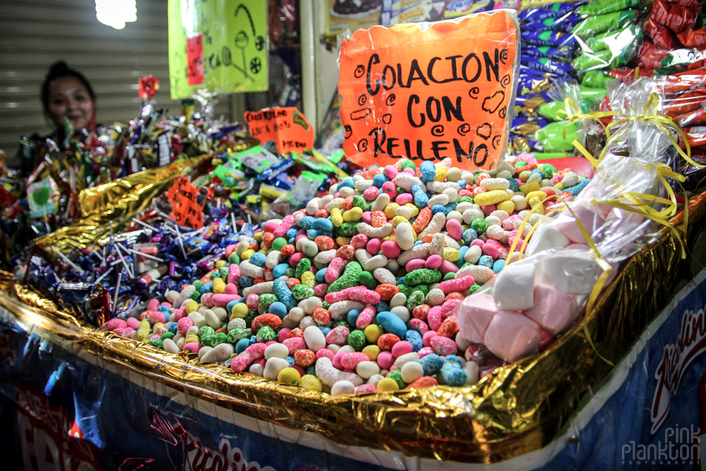 candy in Mexico City's Mercado de la Merced