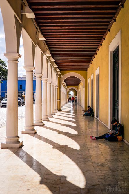 Campeche arches in the central square