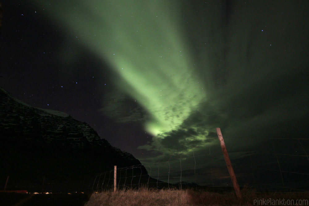 Northern Lights/aurora borealis in Iceland