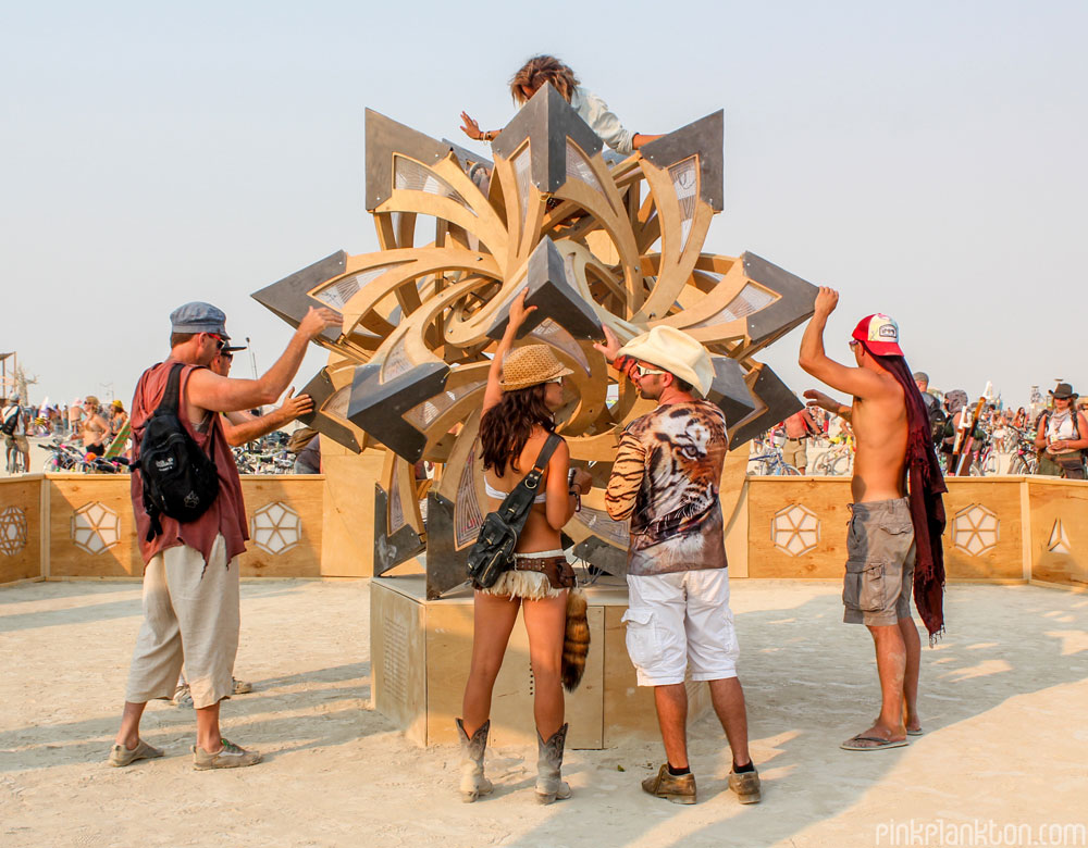 interactive art at Burning Man