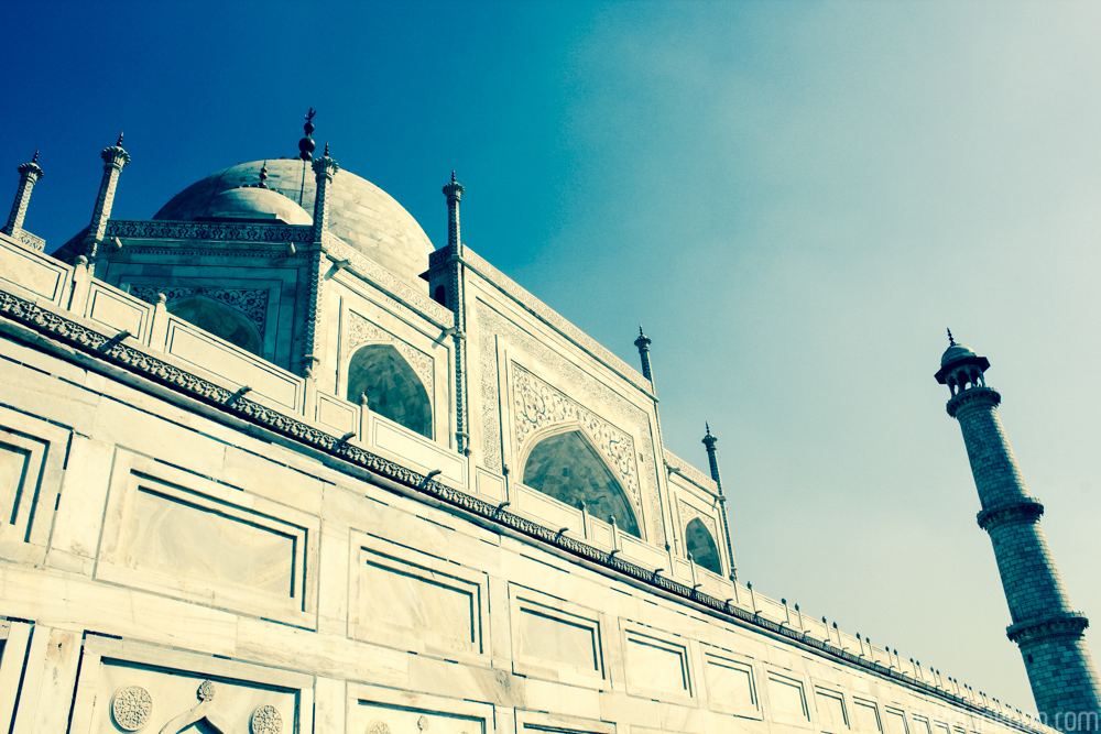 The Taj Mahal sideview