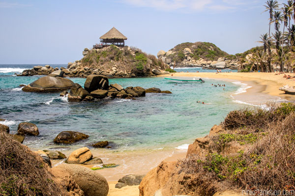 beach in Tayrona National Park, Colombia