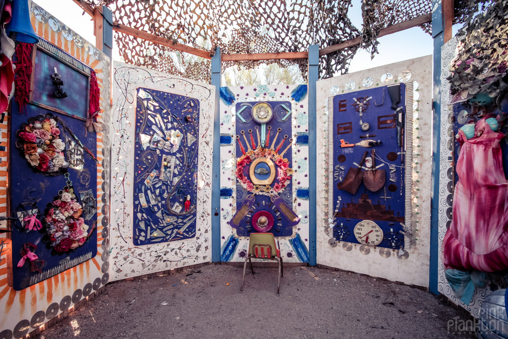 Slab City East Jesus art sculptures