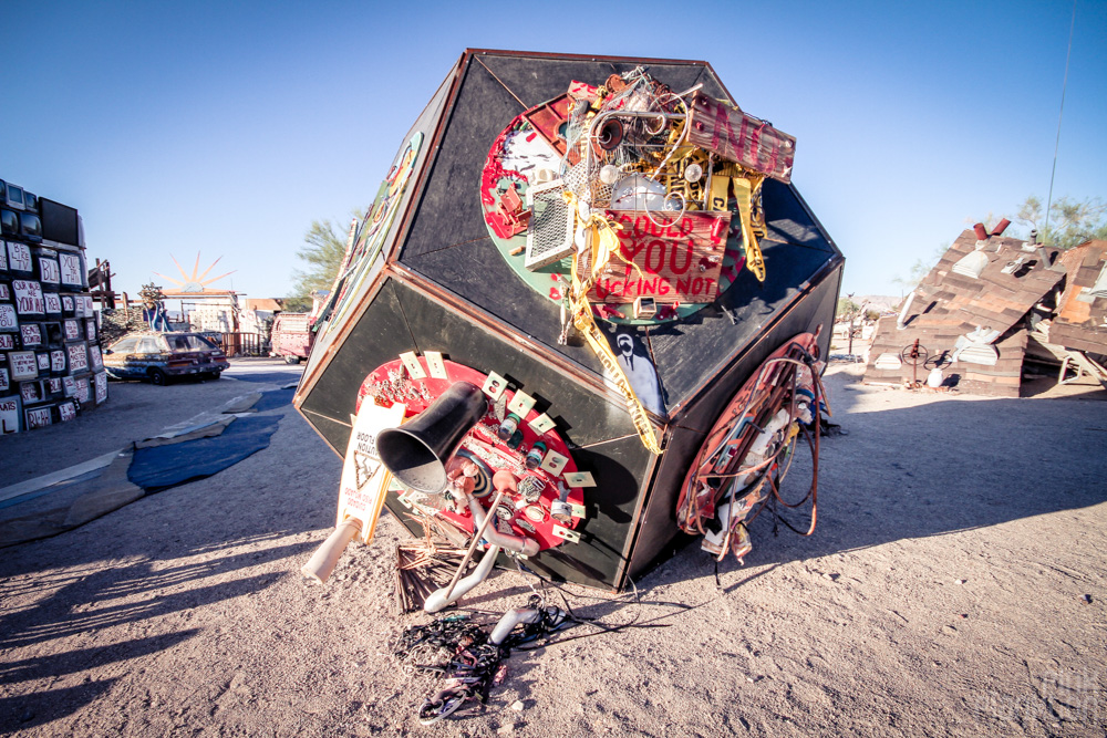 Slab City East Jesus art sculptures