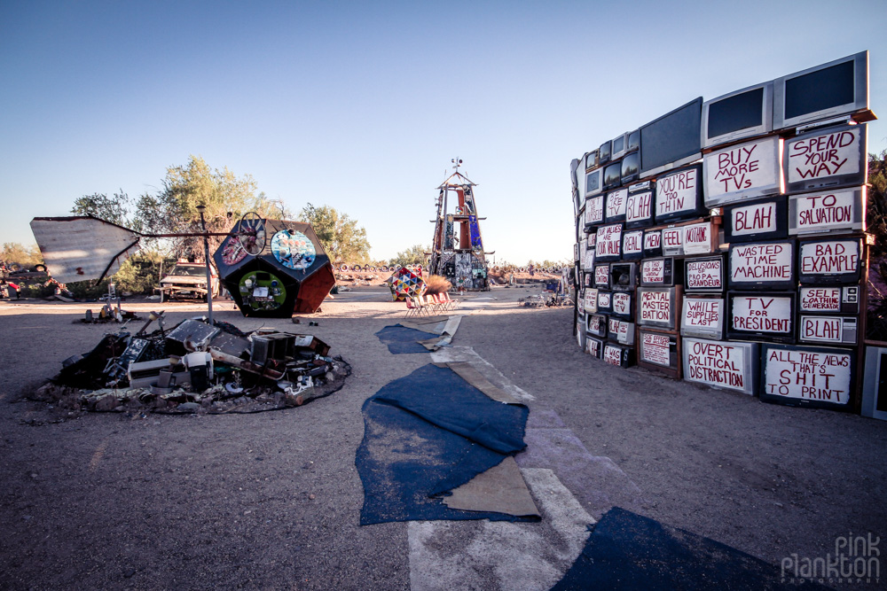 Slab City East Jesus art sculptures