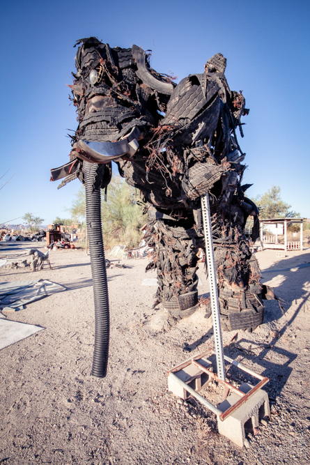 Slab City East Jesus art sculpture