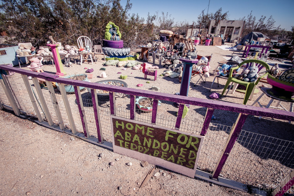 Slab City Home for Abandoned Teddy Bears