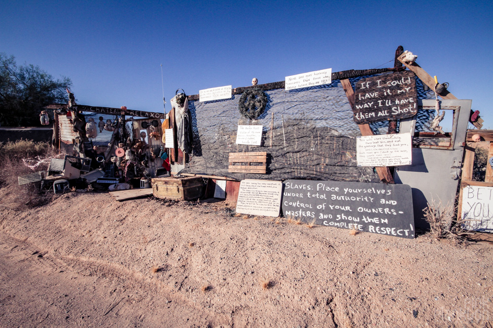 Slab City sign