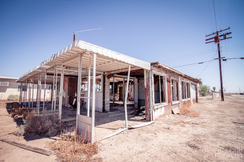 Bombay Beach abandoned trailers