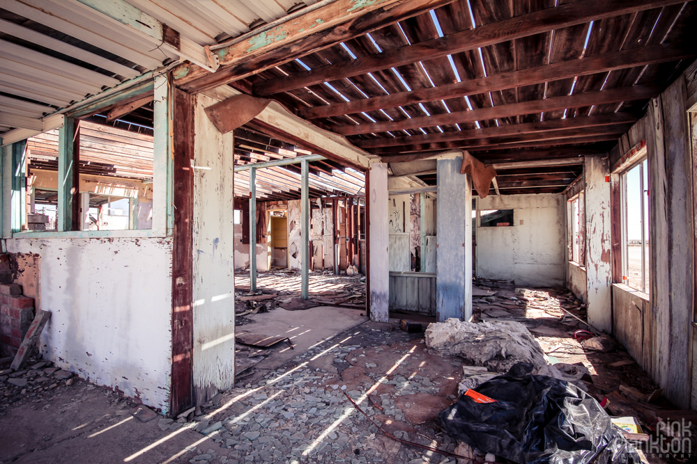 Bombay Beach abandoned trailers