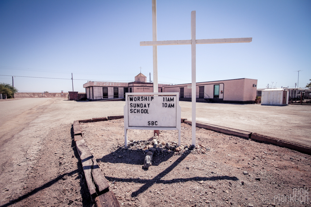 Bombay Beach church