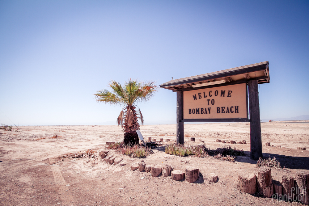 Bombay Beach sign