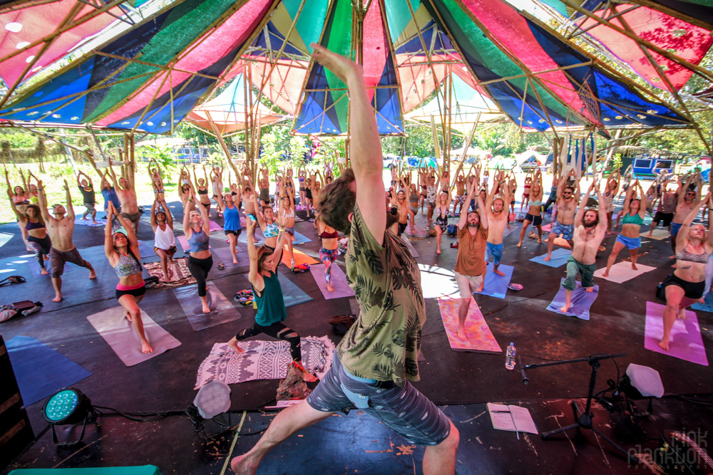 Envision Festival yoga class teacher