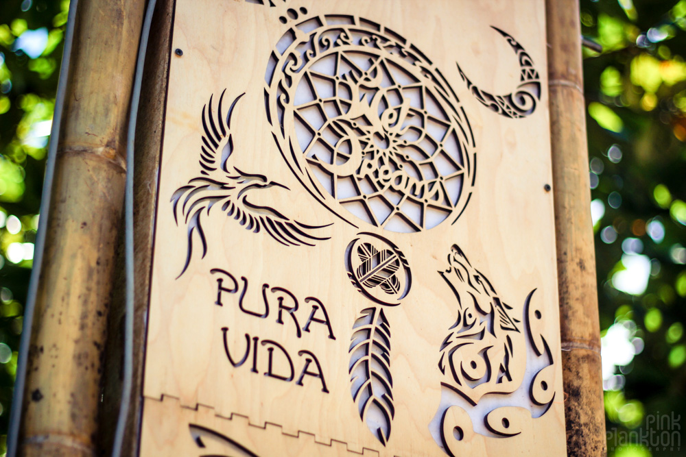 Envision Festival wood art