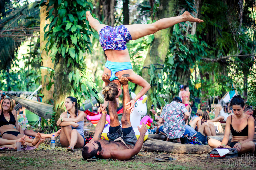 Envision Festival acroyoga