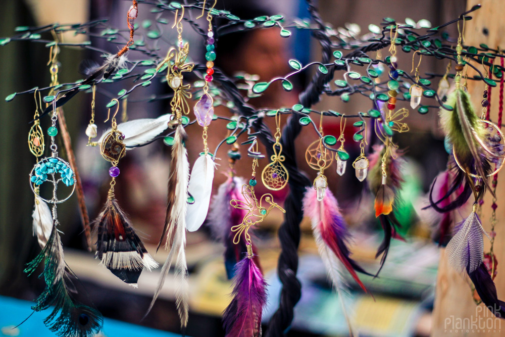 feather earrings