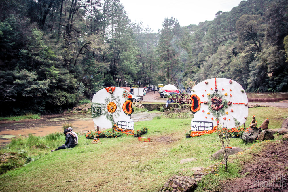 Poison Festival in Mexico skulls