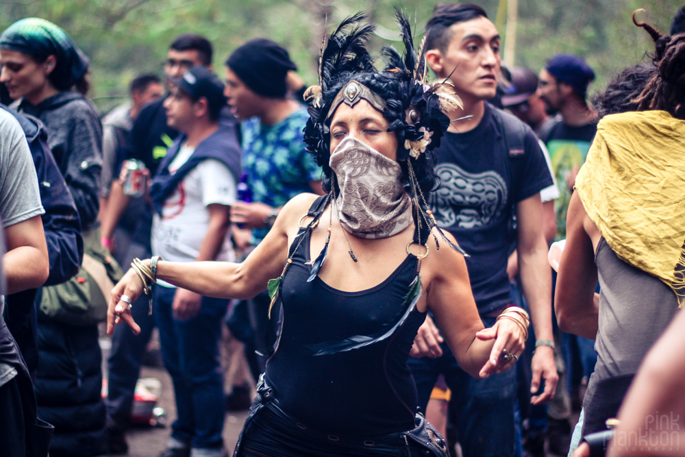 Poison Festival in Mexico girl dancing