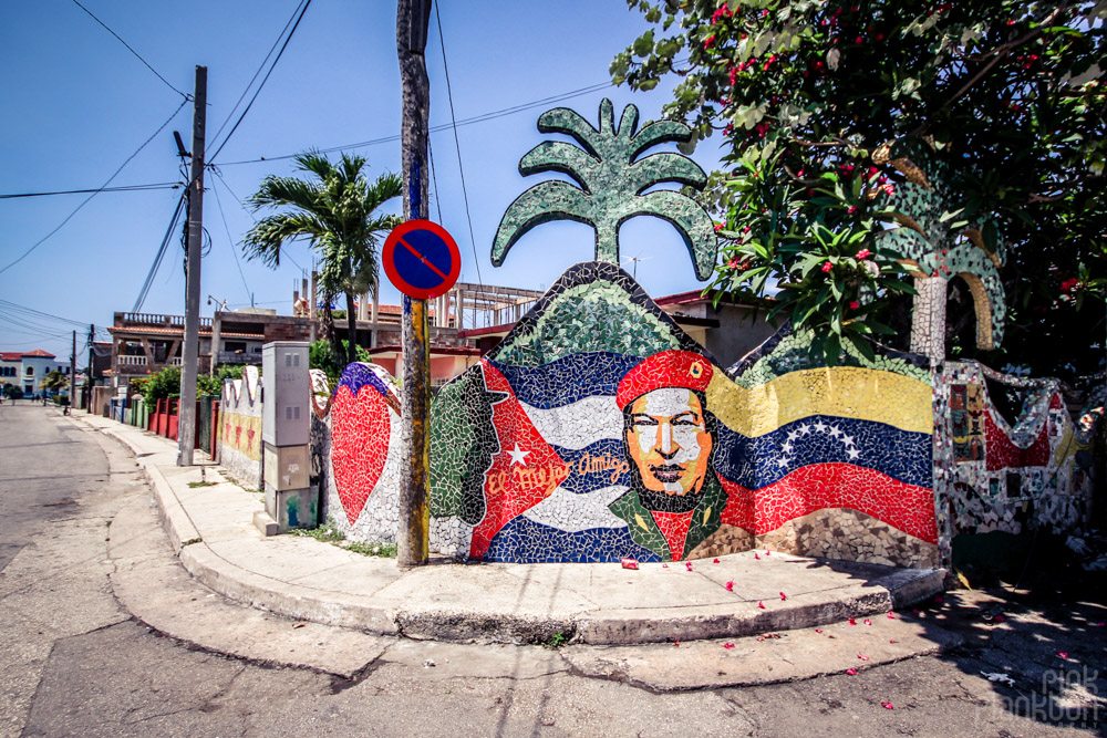 mosaic mural in Fusterlandia in Havana Cuba