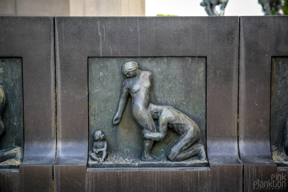 Vigeland Sculpture Park fresco in Oslo