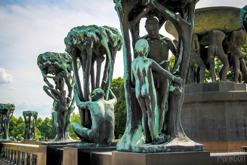 Vigeland Sculpture Park in Oslo