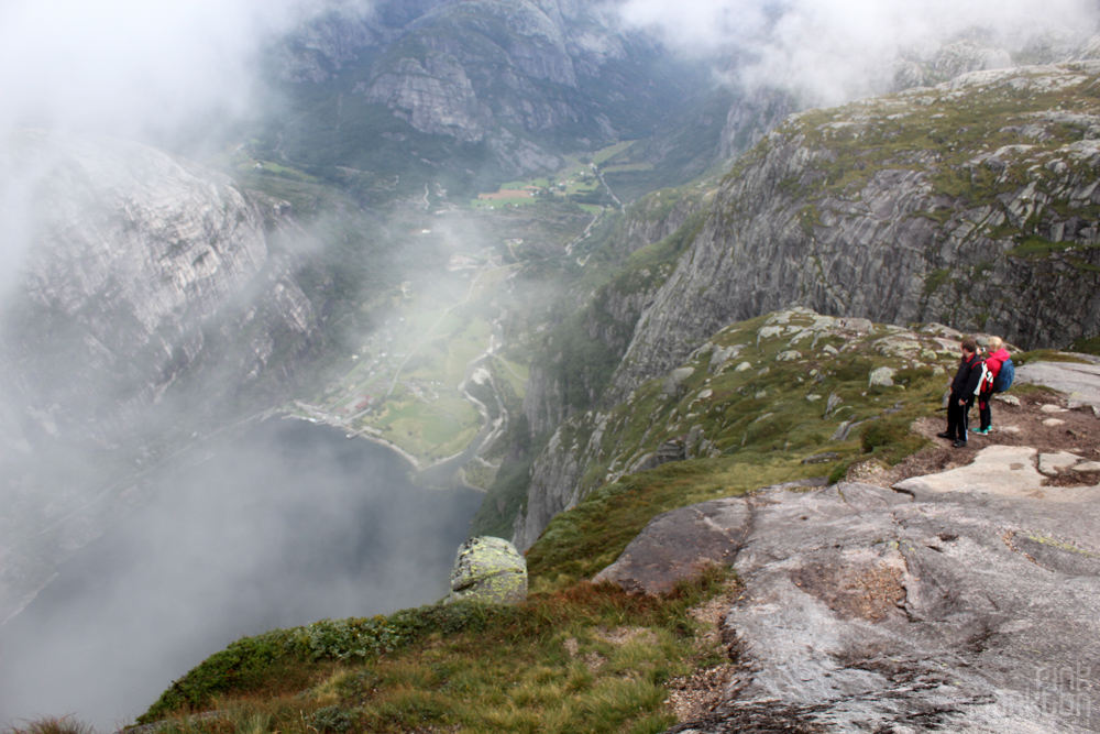 scenery on hike to Kjeragbolten in Norway