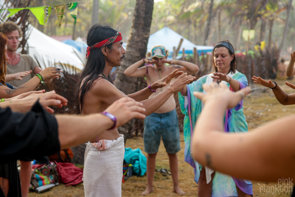 Qi gong at Tribal Gathering Festival