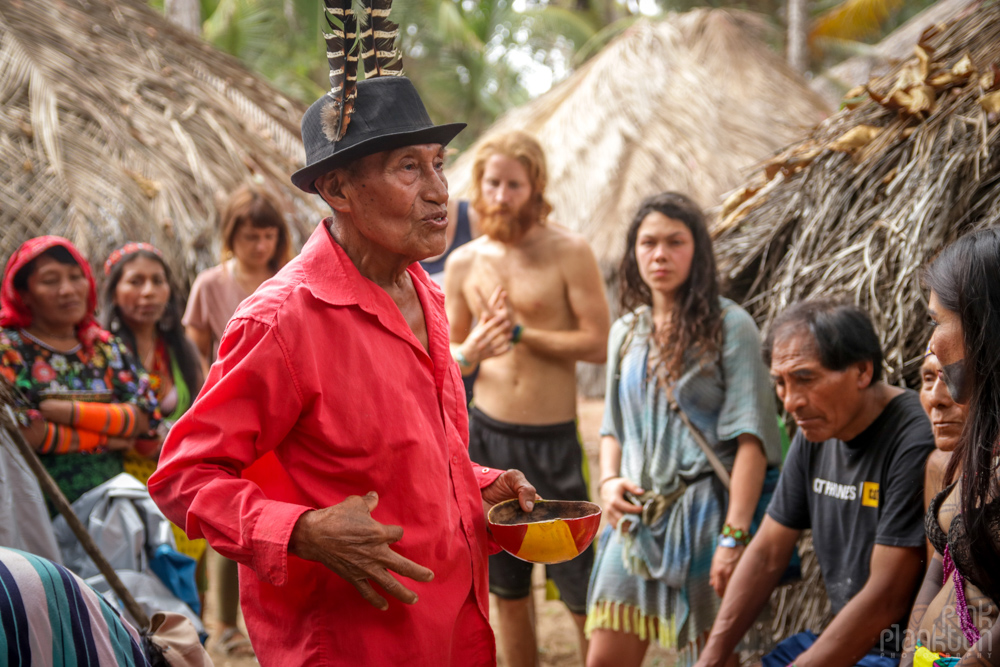 Tribe elder at Tribal Gathering Festival