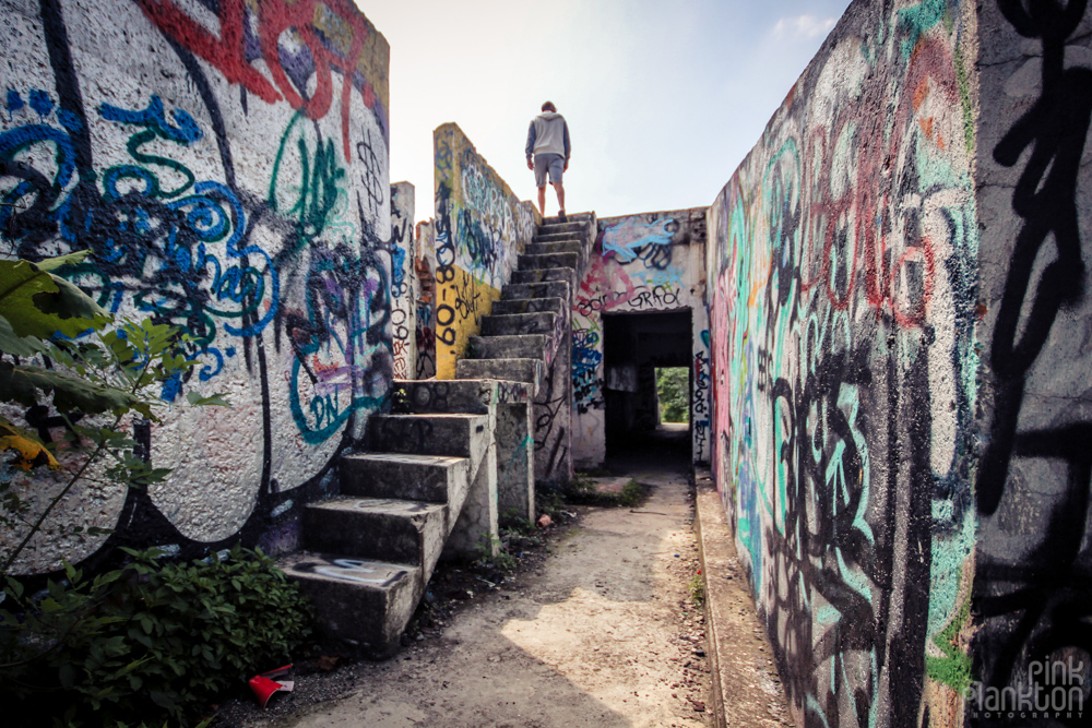 abandoned Atlantis Water Park in Mexico City