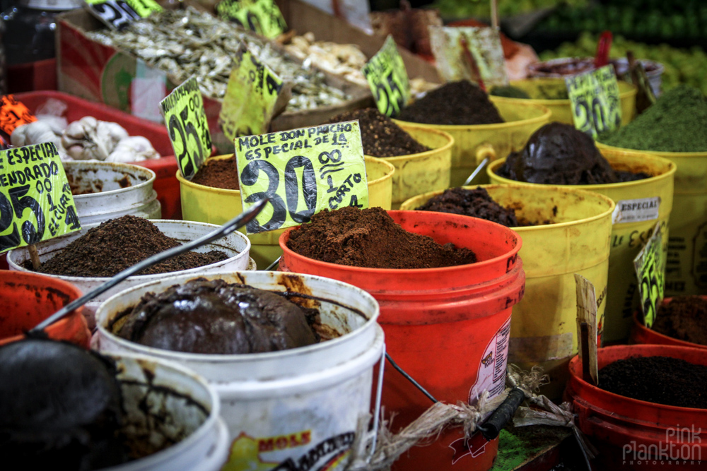 mole in Mexico City's Mercado de la Merced