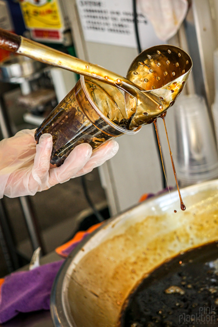 brown sugar syrup bubble tea in Taipei, Taiwan