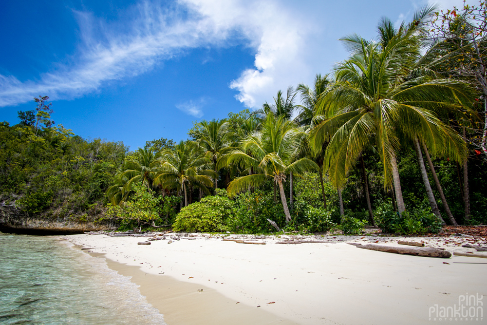 hidden beach near Katupat village, Togean Islands