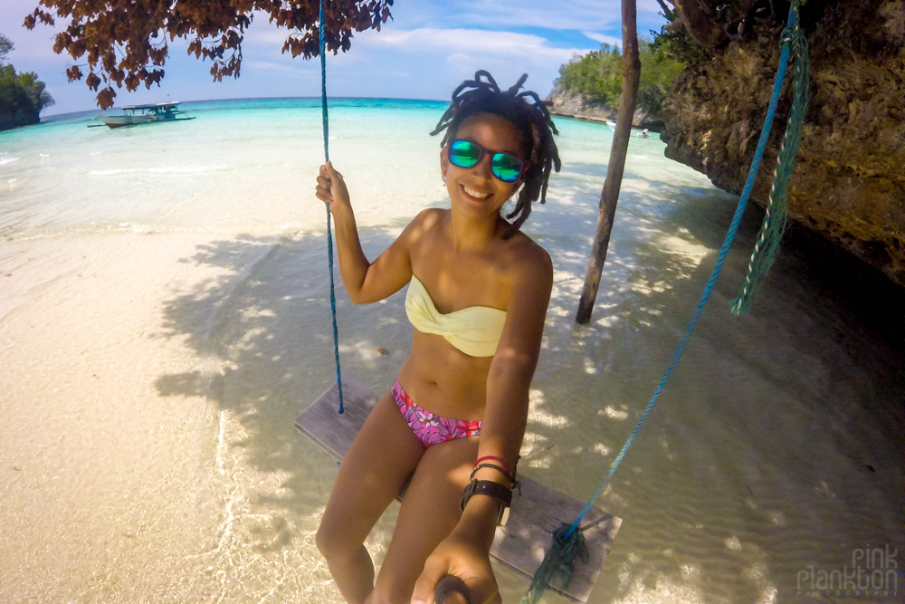 Sera Beach swing in the Togean Islands