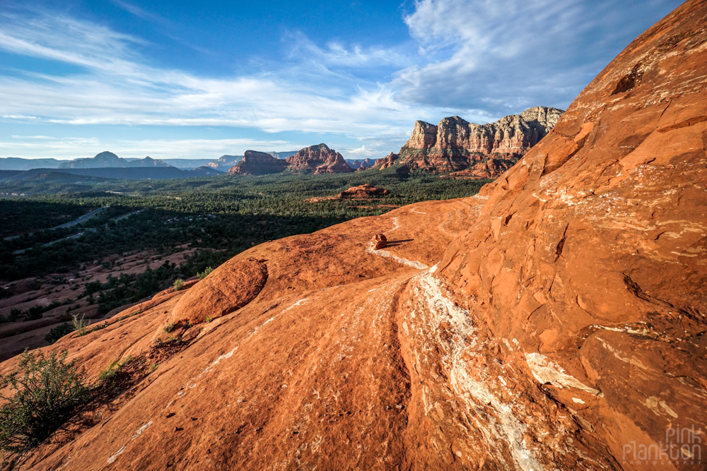 view from Bell Rock in Sedona