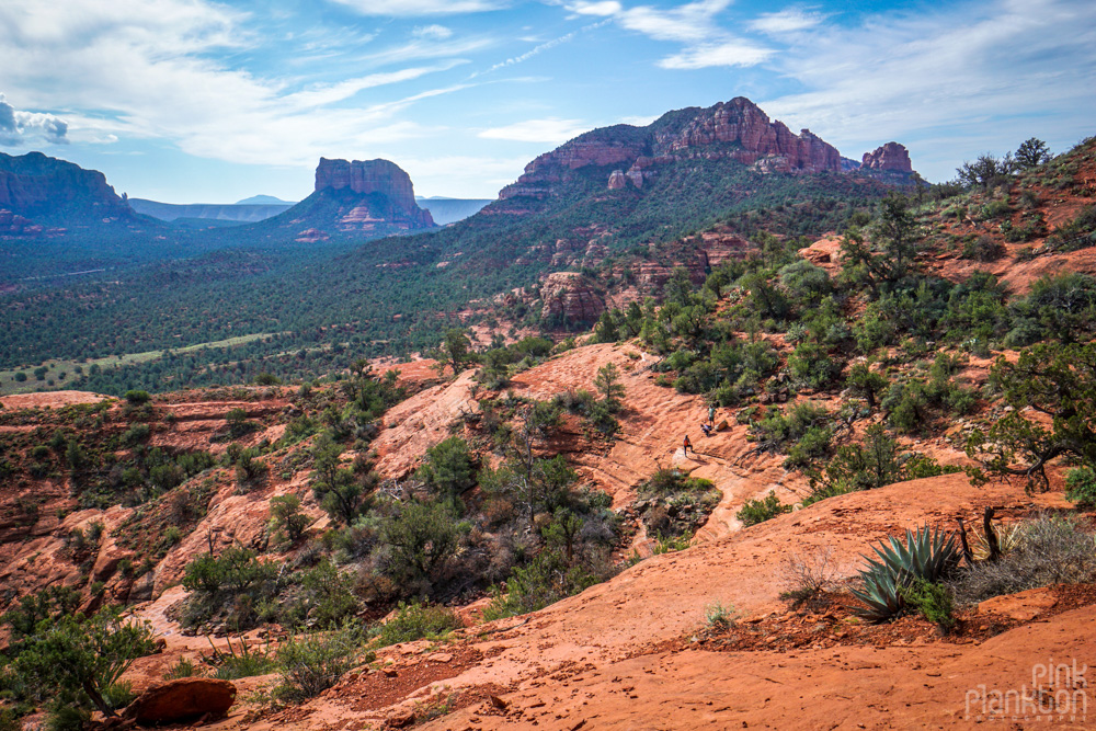 view from Cathedral Rock in Sedona