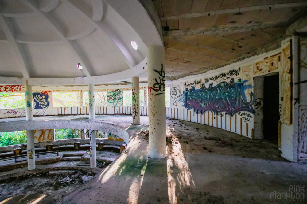 abandoned strip club in Playa del Carmen, Mexico