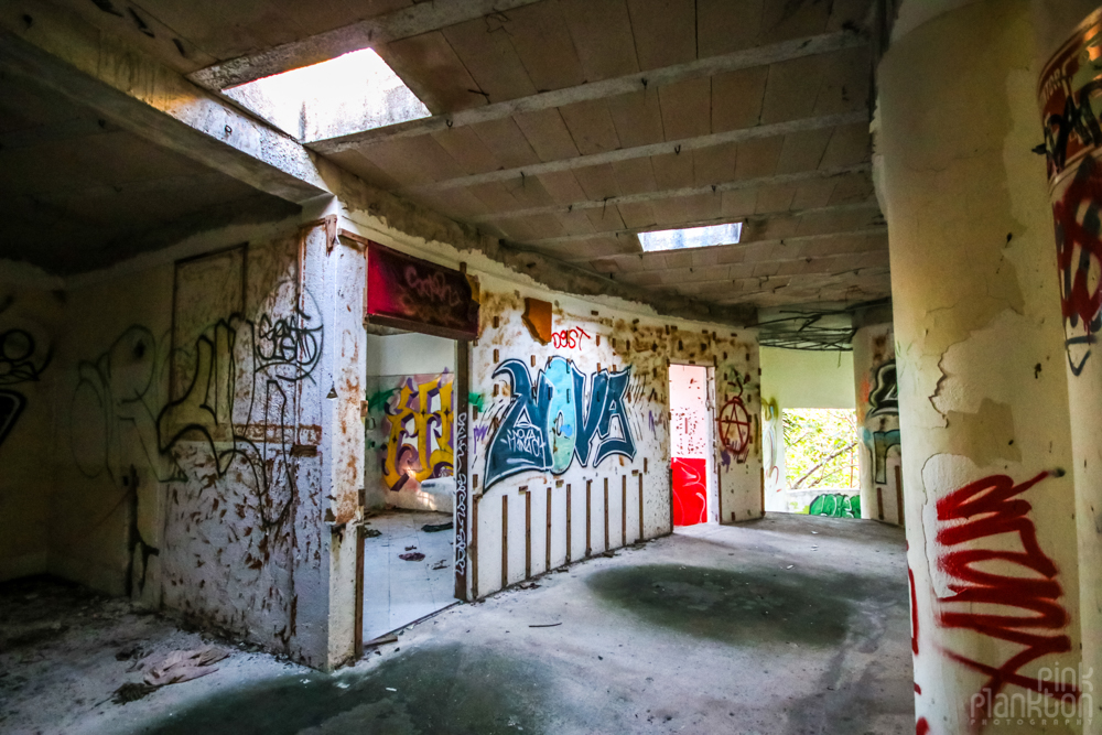 abandoned strip club in Playa del Carmen, Mexico