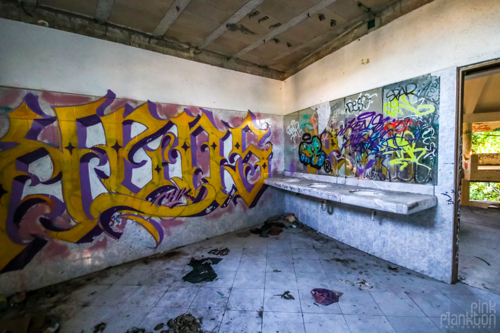 abandoned strip club in Playa del Carmen, Mexico