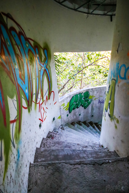 abandoned strip club in Playa del Carmen, Mexico