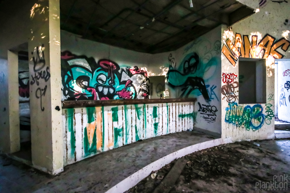 abandoned strip club in Playa del Carmen, Mexico