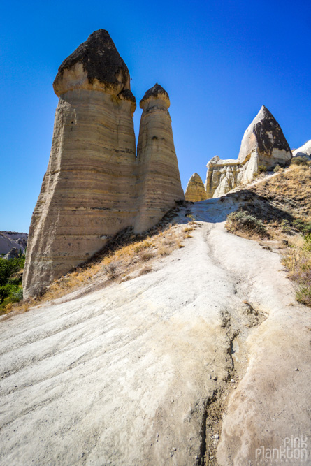 penis shaped rocks in Love Valley in Cappadocia, Turkey