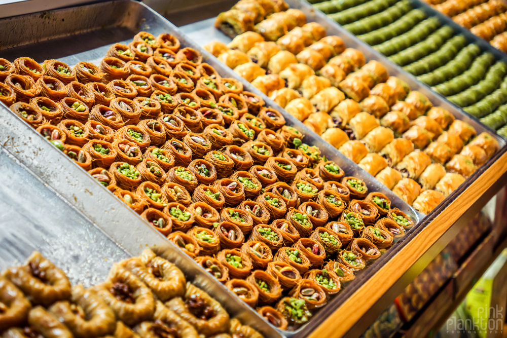 baklava at Istanbul's Spice Bazaar