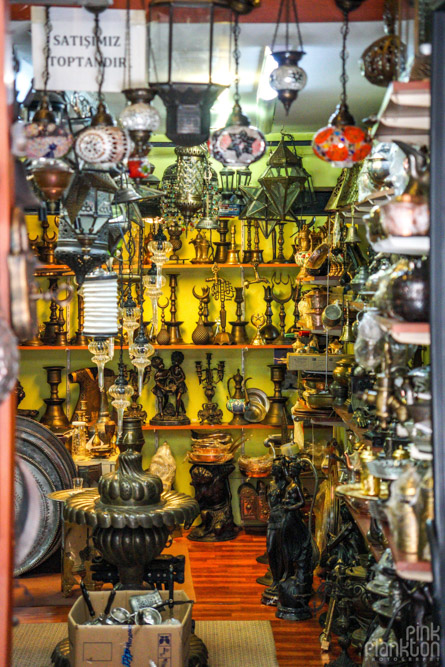 Antique store in Istanbul's Grand Bazaar