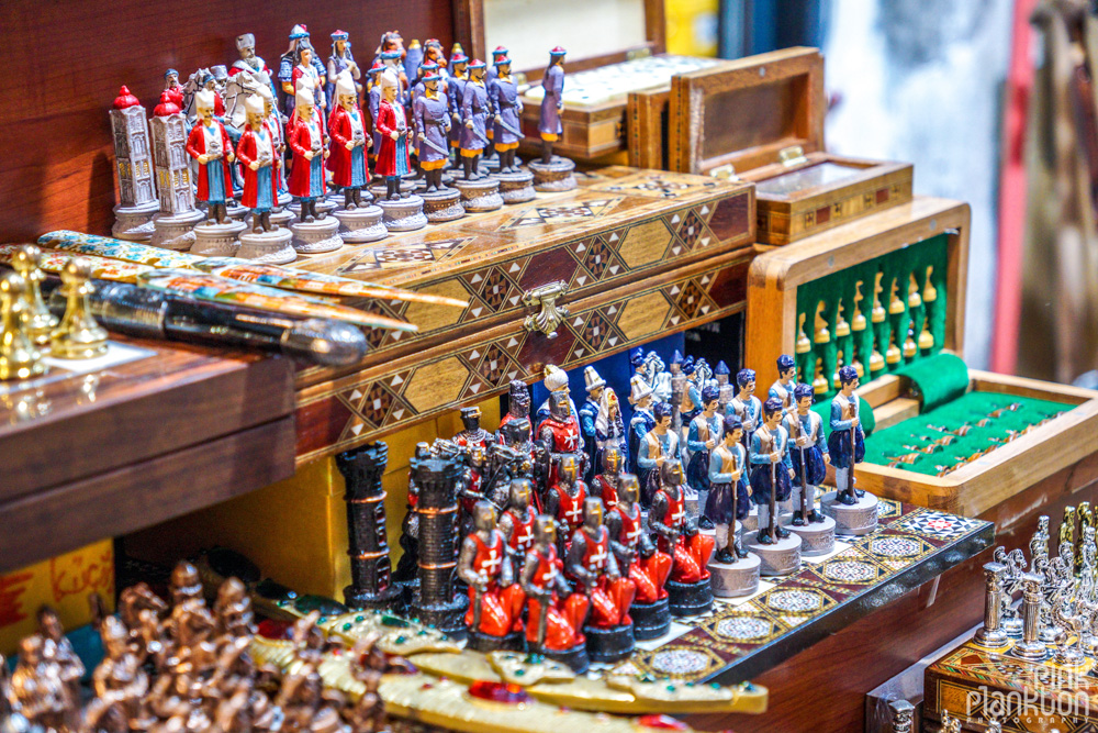 Chess set in Istanbul's Grand Bazaar